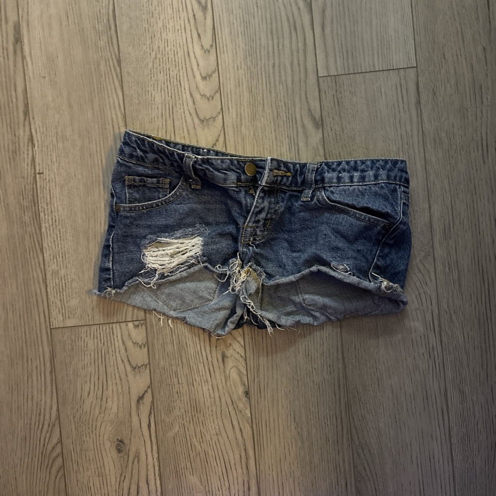 Denim Distressed Women Shorts